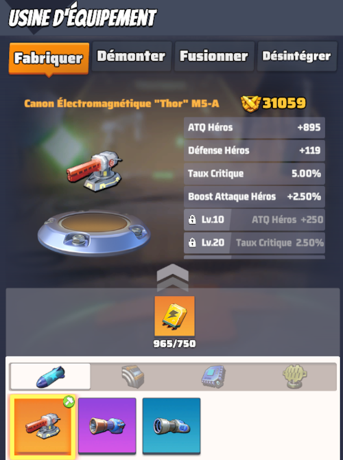 construire des équipements UR